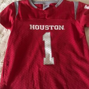 Houston Kids Red Sports Shirt